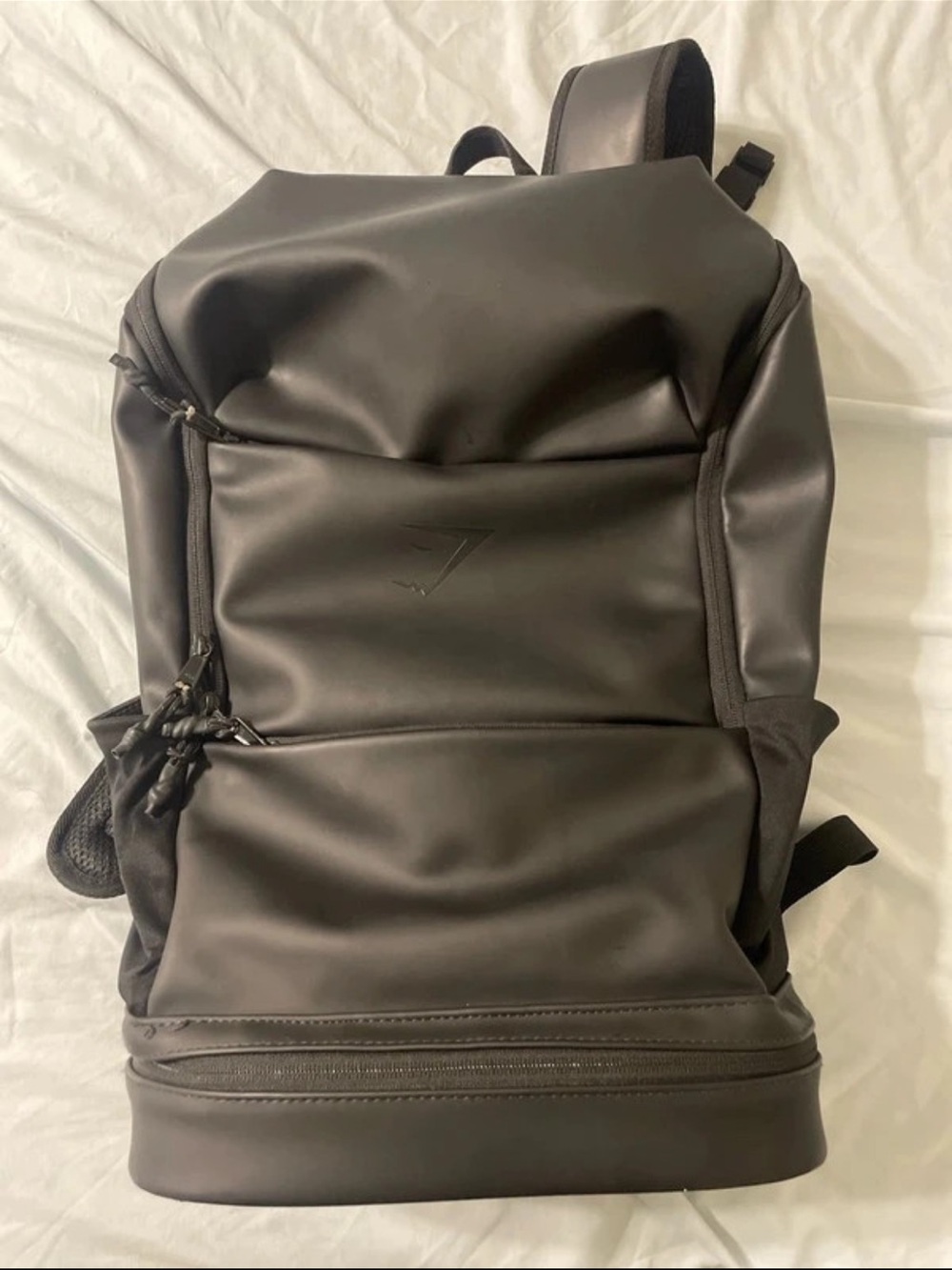 Gymshark Black Men's Backpack with Sleek Matte Finish